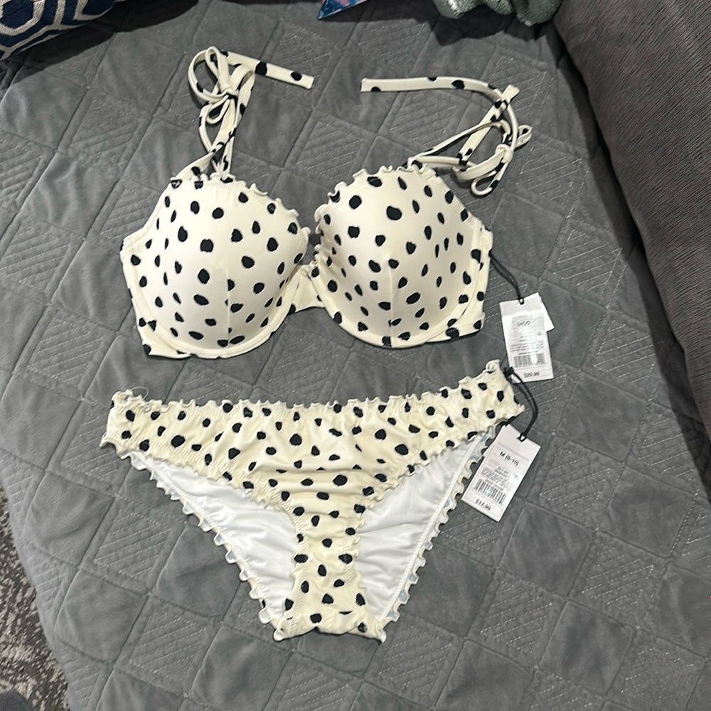 Polka dot bikini